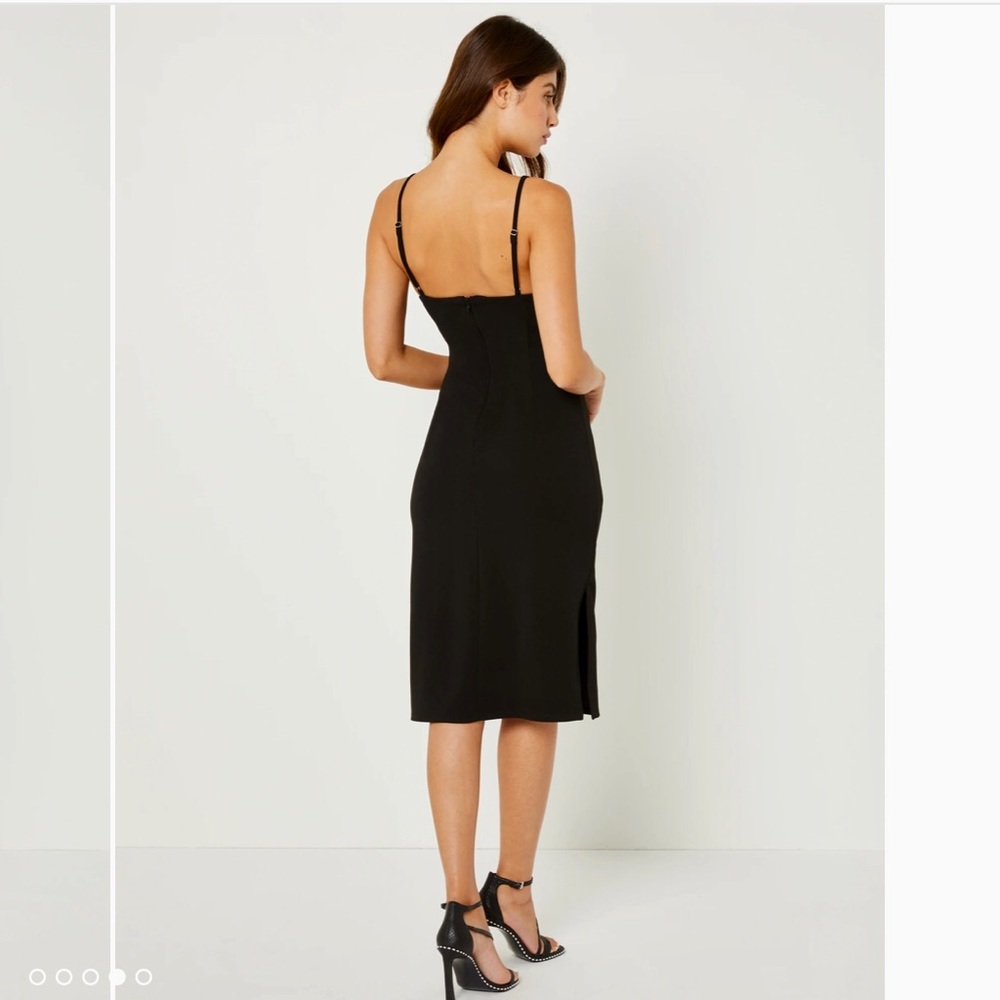 NWT-BCBGeneration Ribbed CutOut Dress - Picture 4 of 12